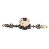 2pcs/set Hand Painted Pumpkin Drawer Knobs Chinese Pastoral Style Ceramic Cabinet HandleWhite