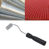 Fiberglass Laminating Roller 25x50mm Resin Bubble Spike Acetone Washable for Glass Manufacturing