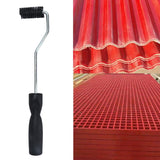 Fiberglass Laminating Roller 22x50mm Bristle Bubble Roller Aluminum Alloy Acetone Washable for Resin Laminating