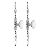2 Set Drawer Knobs Pull Handles Ceramics Cabinet Cupboard Door Decorative Knobs with Plate for Kitchen Bathroom Office1088D Sunflower
