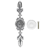 2 Set Drawer Knobs Pull Handles Ceramics Cabinet Cupboard Door Decorative Knobs with Plate for Kitchen Bathroom Office1088D Sunflower - Extra Image