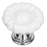 2 Set Drawer Knobs Pull Handles Ceramics Cabinet Cupboard Door Decorative Knobs with Plate for Kitchen Bathroom Office1088D Sunflower