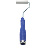 Fiberglass Roller Fine Workmanship Comfortable Hold Ergonomic Design Wooden Handle Fiberglass Roller Tool - Side View