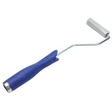 Fiberglass Roller Fine Workmanship Comfortable Hold Ergonomic Design Wooden Handle Fiberglass Roller Tool - Rear View