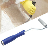 Fiberglass Roller Fine Workmanship Comfortable Hold Ergonomic Design Wooden Handle Fiberglass Roller Tool