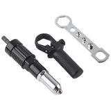 Electric Riveting Gun Adapter Rivet Gun Accessory Electric Drill Rivet Machine Grab Rivet and Nail Gun Head