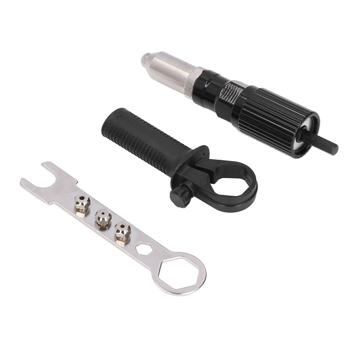 Electric Riveting Gun Adapter Rivet Gun Accessory Electric Drill Rivet Machine Grab Rivet and Nail Gun Head