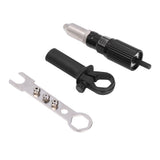 Electric Riveting Gun Adapter Rivet Gun Accessory Electric Drill Rivet Machine Grab Rivet and Nail Gun Head - Close-Up Angle