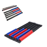 6pcs Socket Organizer Tray Multipurpose ABS 1/4in 3/8in 1/2in Auto Repairing Tools