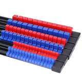 6pcs Socket Organizer Tray Multipurpose ABS 1/4in 3/8in 1/2in Auto Repairing Tools