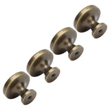 4Set Lion Head Zinc Alloy Cabinet Door Handle Modern Antique Cartoon Solid Drawer Pull Circular Single Hole Buckle Hand399 Lion Head Bronze - 45-Degree Angle