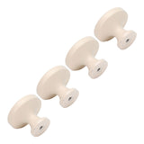 4Set Lion Head Zinc Alloy Cabinet Door Handle Modern Antique Cartoon Solid Drawer Pull Circular Single Hole Buckle Hand399 Lion Head Ivory