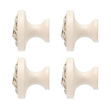 4Set Lion Head Zinc Alloy Cabinet Door Handle Modern Antique Cartoon Solid Drawer Pull Circular Single Hole Buckle Hand399 Lion Head Ivory
