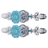 2Set Cabinet Knob Zinc Alloy Single Hole Closet Drawer Wardrobe Knob for Home Furniture Decoration1088D Wild Chrysanthemum