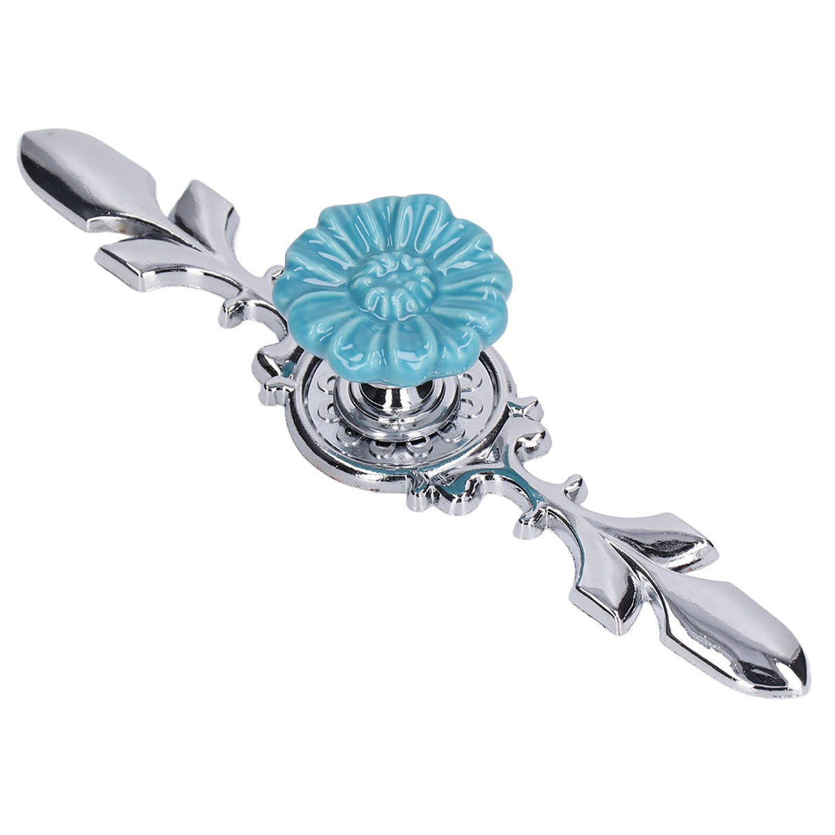 2Set Cabinet Knob Zinc Alloy Single Hole Closet Drawer Wardrobe Knob for Home Furniture Decoration1088D Wild Chrysanthemum