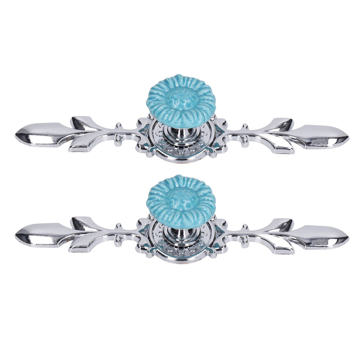 2Set Cabinet Knob Zinc Alloy Single Hole Closet Drawer Wardrobe Knob for Home Furniture Decoration1088D Sunflower