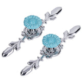 2Set Cabinet Knob Zinc Alloy Single Hole Closet Drawer Wardrobe Knob for Home Furniture Decoration1088D Sunflower - Extra Image