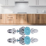 2Set Cabinet Knob Zinc Alloy Single Hole Closet Drawer Wardrobe Knob for Home Furniture Decoration1088D Sunflower