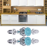 2Set Cabinet Knob Zinc Alloy Single Hole Closet Drawer Wardrobe Knob for Home Furniture Decoration1088D Sunflower - Extra Image
