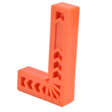 4Pcs L Type Plastic Squares Multi Purpose Strong Practicability Easy to Use Plastic Right Angle Positioner for Drawers4 Inches 100mm - Extra Image