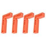 4Pcs L Type Plastic Squares Multi Purpose Strong Practicability Easy to Use Plastic Right Angle Positioner for Drawers6 Inches 150mm