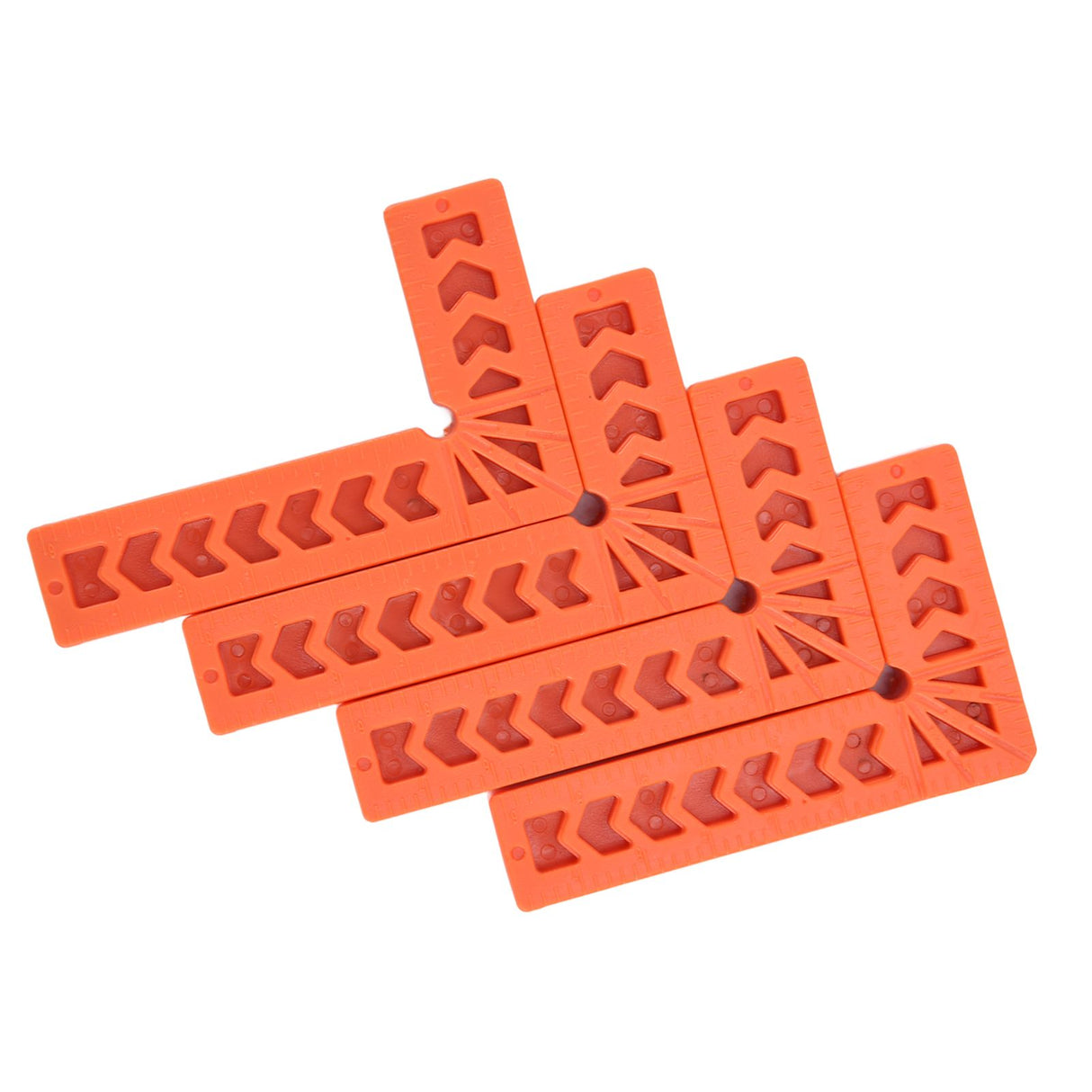 4Pcs L Type Plastic Squares Multi Purpose Strong Practicability Easy to Use Plastic Right Angle Positioner for Drawers6 Inches 150mm