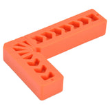 4Pcs L Type Plastic Squares Multi Purpose Strong Practicability Easy to Use Plastic Right Angle Positioner for Drawers6 Inches 150mm - Extra Image