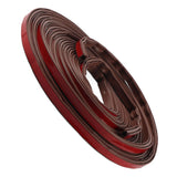 6m Door Sealing Strip Silicone Rubber Self Adhesive Weather Strip Brown Window Sealing Strip for HomeHeight 8mm / 0.3in