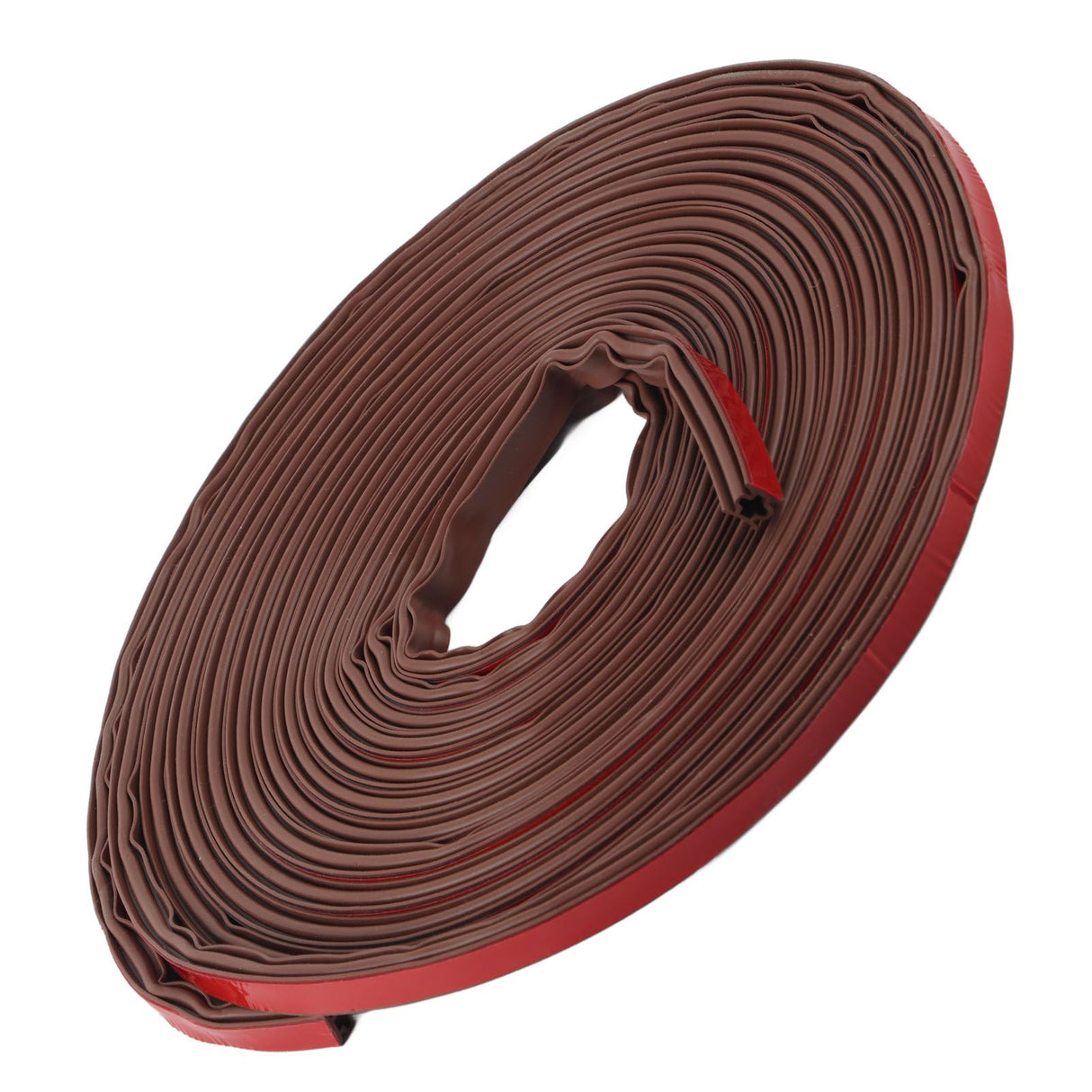 6m Door Sealing Strip Silicone Rubber Self Adhesive Weather Strip Brown Window Sealing Strip for HomeHeight 8mm / 0.3in