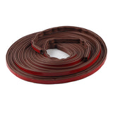 6m Door Sealing Strip Silicone Rubber Self Adhesive Weather Strip Brown Window Sealing Strip for HomeHeight 8mm / 0.3in - Extra Image