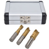 3PCS Weld Cutter Drill Bit High Speed Steel Welding Drill Bit Wear Resistant Weld Cutter Tool - Rear View