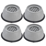 4pcs Washing Machine Pad Shockproof Noise Cancelling Prevent Slip Washer Foot Cushion for Refrigerator Dryer9cm Diameter