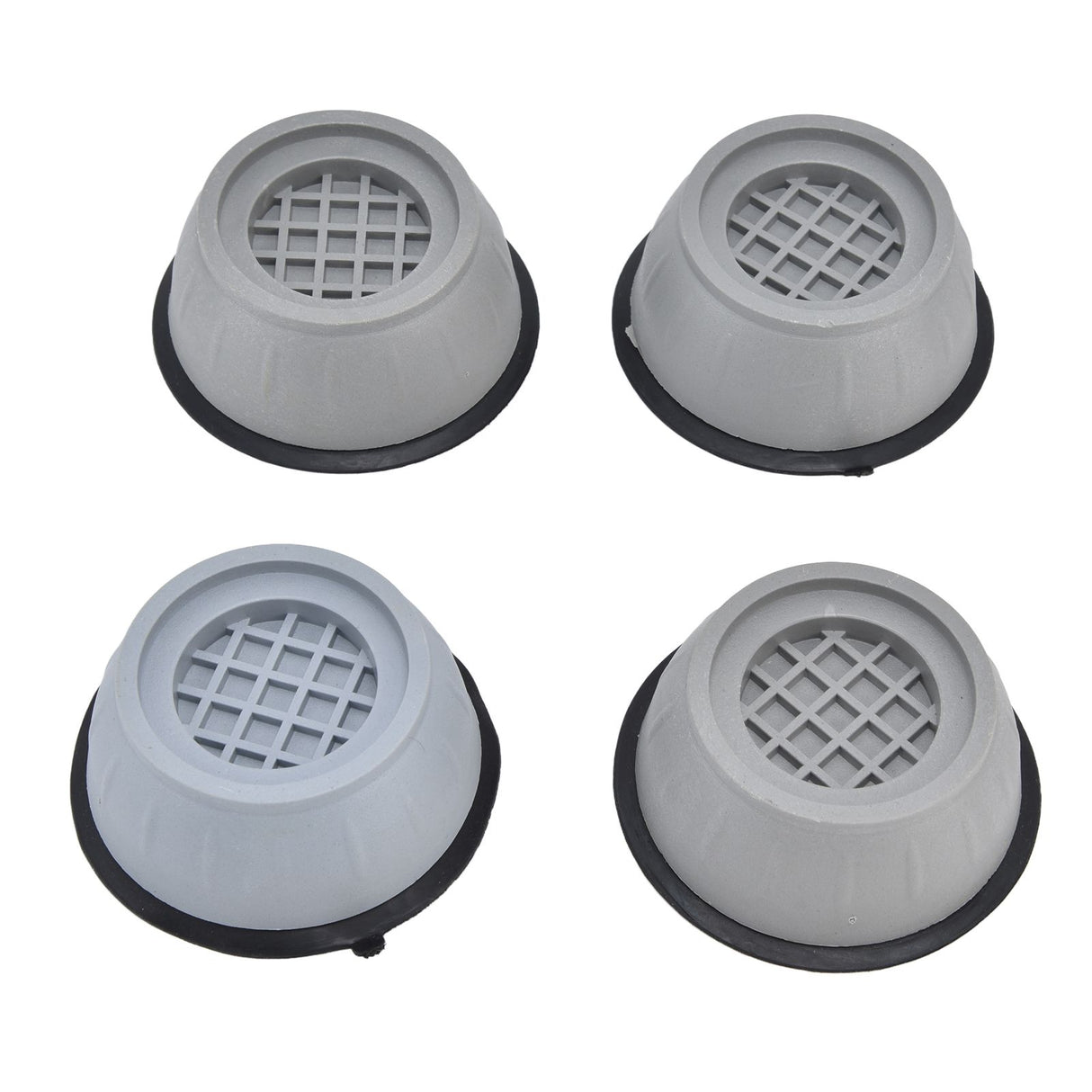 4pcs Washing Machine Pad Shockproof Noise Cancelling Prevent Slip Washer Foot Cushion for Refrigerator Dryer9cm Diameter