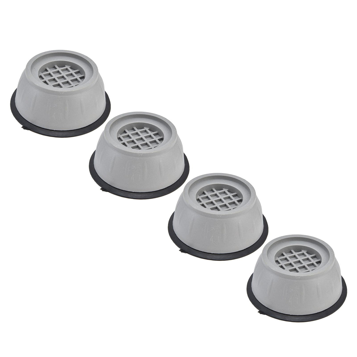 4pcs Washing Machine Pad Shockproof Noise Cancelling Prevent Slip Washer Foot Cushion for Refrigerator Dryer9cm Diameter