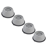 4pcs Washing Machine Pad Shockproof Noise Cancelling Prevent Slip Washer Foot Cushion for Refrigerator Dryer9cm Diameter