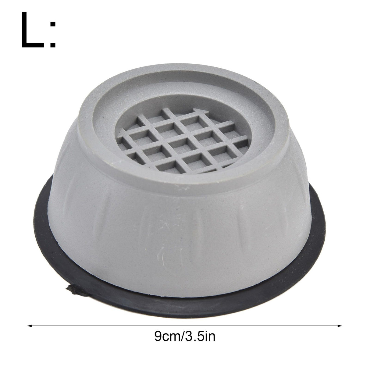 4pcs Washing Machine Pad Shockproof Noise Cancelling Prevent Slip Washer Foot Cushion for Refrigerator Dryer9cm Diameter