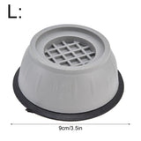 4pcs Washing Machine Pad Shockproof Noise Cancelling Prevent Slip Washer Foot Cushion for Refrigerator Dryer9cm Diameter
