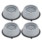 4pcs Washing Machine Pad Shockproof Noise Cancelling Prevent Slip Washer Foot Cushion for Refrigerator Dryer8cm Diameter