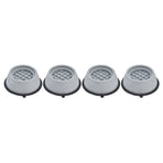 4pcs Washing Machine Pad Shockproof Noise Cancelling Prevent Slip Washer Foot Cushion for Refrigerator Dryer8cm Diameter