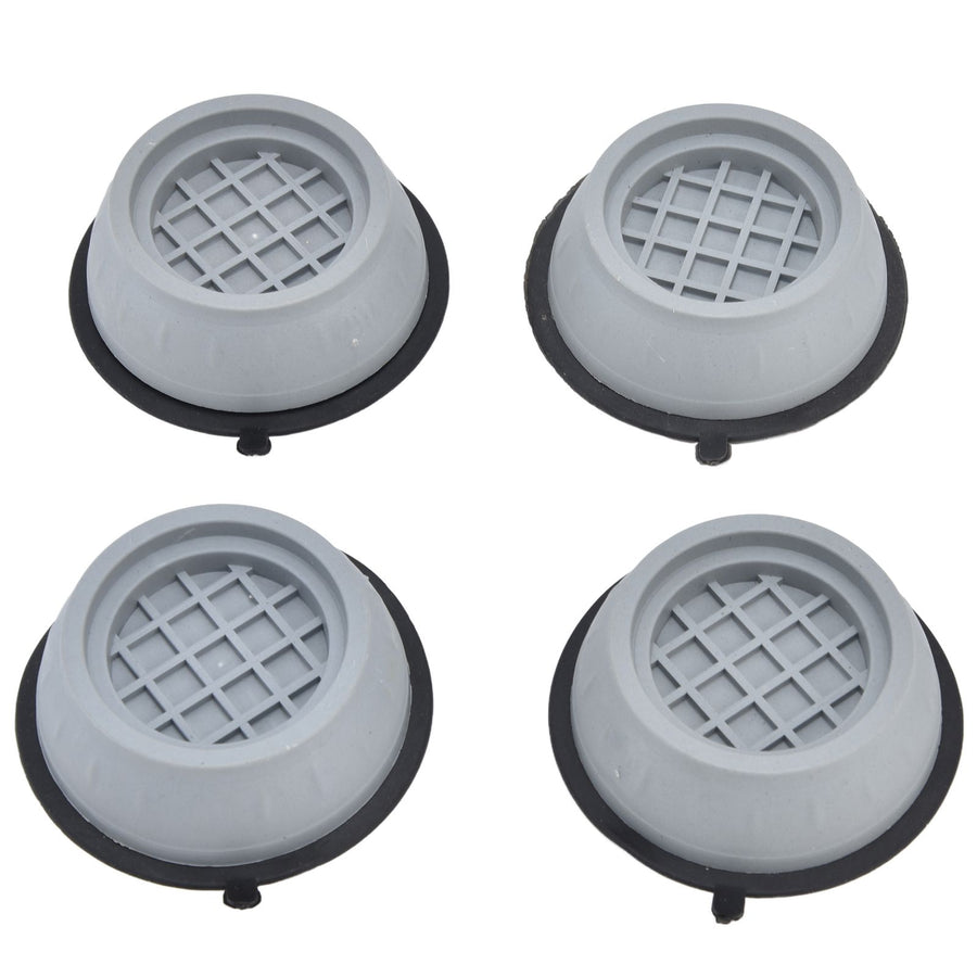 4pcs Washing Machine Pad Shockproof Noise Cancelling Prevent Slip Washer Foot Cushion for Refrigerator Dryer8cm Diameter