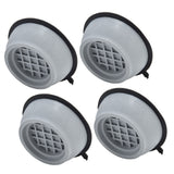 4pcs Washing Machine Pad Shockproof Noise Cancelling Prevent Slip Washer Foot Cushion for Refrigerator Dryer8cm Diameter - Low Angle