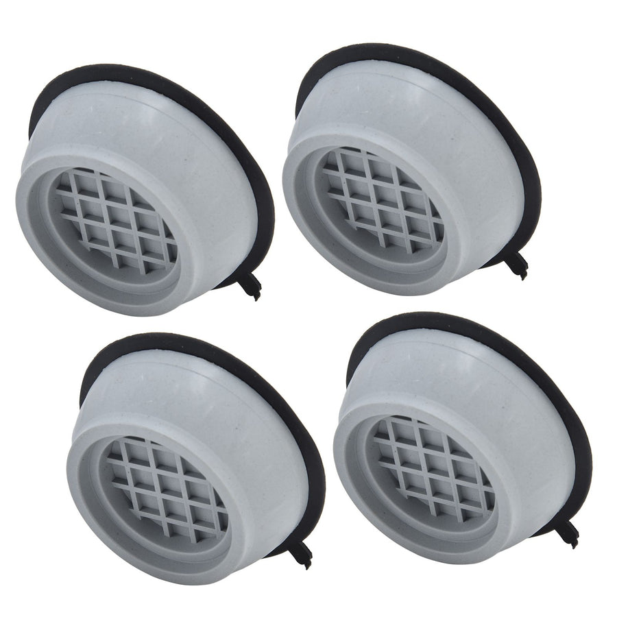 4pcs Washing Machine Pad Shockproof Noise Cancelling Prevent Slip Washer Foot Cushion for Refrigerator Dryer8cm Diameter