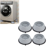 4pcs Washing Machine Pad Shockproof Noise Cancelling Prevent Slip Washer Foot Cushion for Refrigerator Dryer8cm Diameter