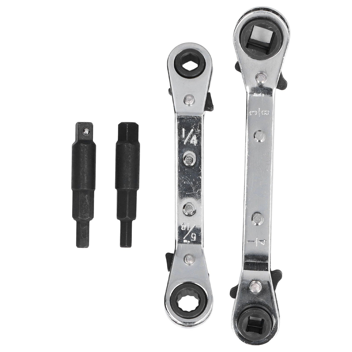 CT122 Refrigerator Ratchet Wrench 1/4 3/16 5/16 3/8 Stainless Steel Wrench Air Conditioner Repair Tool for Household