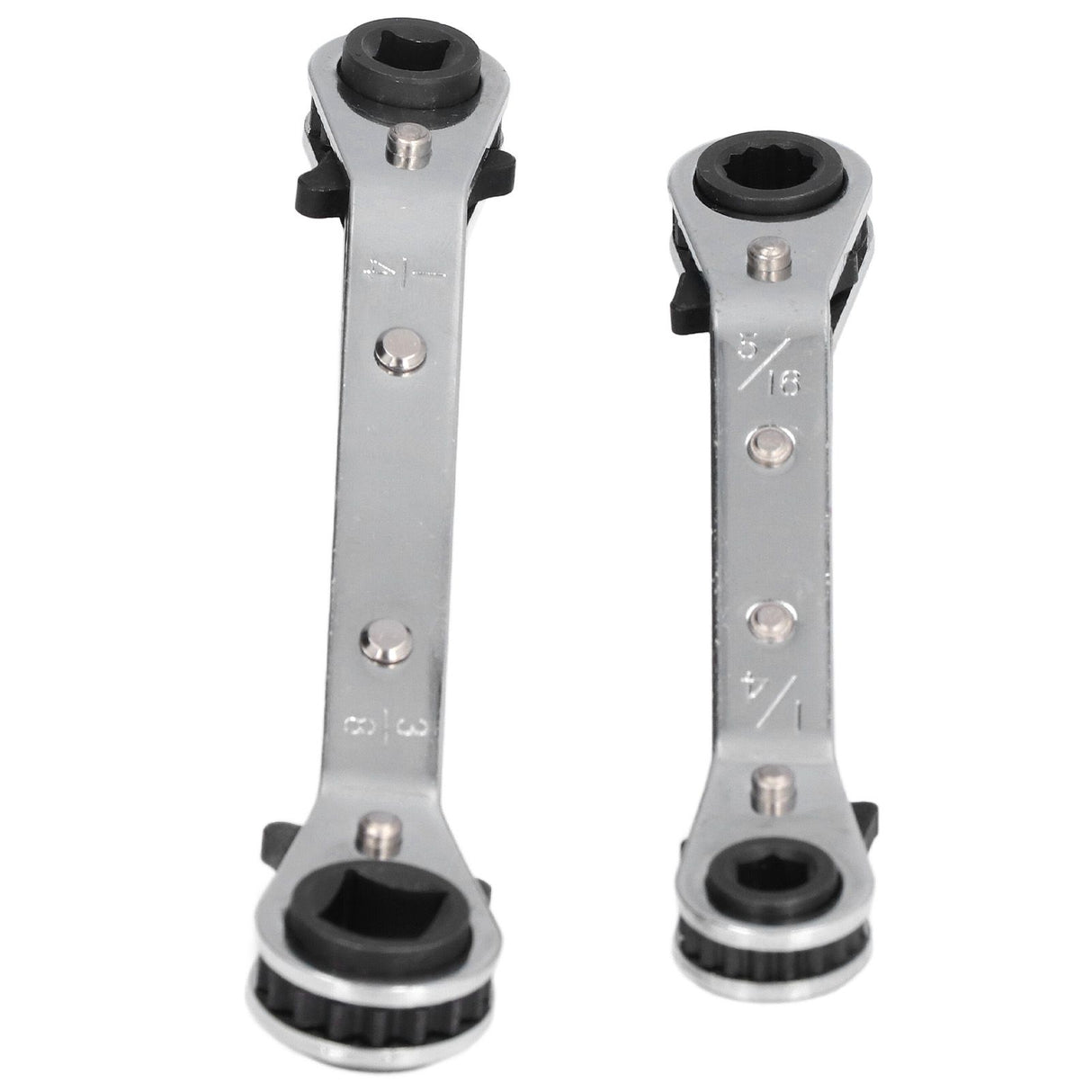 CT122 Refrigerator Ratchet Wrench 1/4 3/16 5/16 3/8 Stainless Steel Wrench Air Conditioner Repair Tool for Household