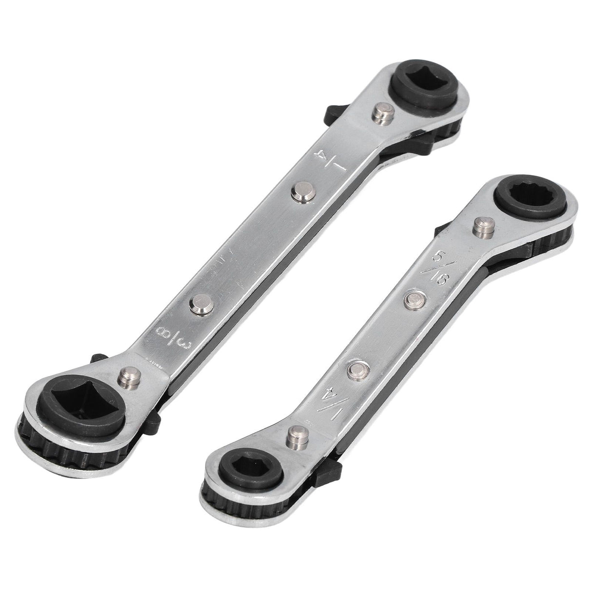 CT122 Refrigerator Ratchet Wrench 1/4 3/16 5/16 3/8 Stainless Steel Wrench Air Conditioner Repair Tool for Household