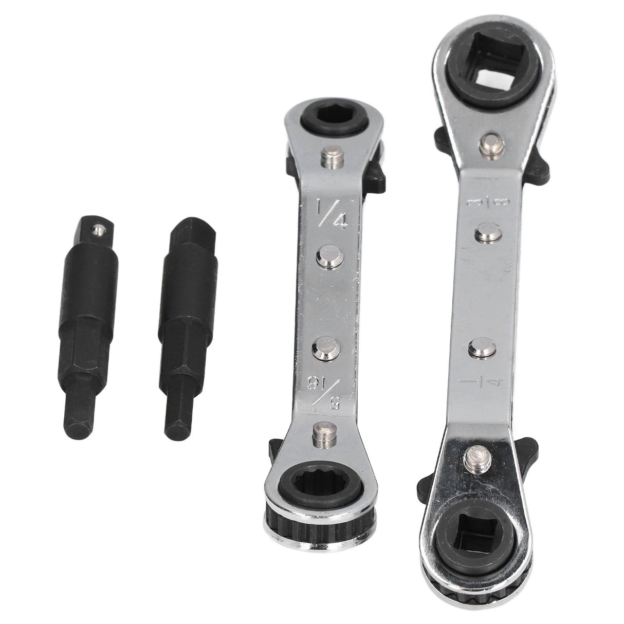 CT122 Refrigerator Ratchet Wrench 1/4 3/16 5/16 3/8 Stainless Steel Wrench Air Conditioner Repair Tool for Household