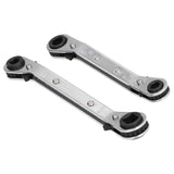 CT122 Refrigerator Ratchet Wrench 1/4 3/16 5/16 3/8 Stainless Steel Wrench Air Conditioner Repair Tool for Household