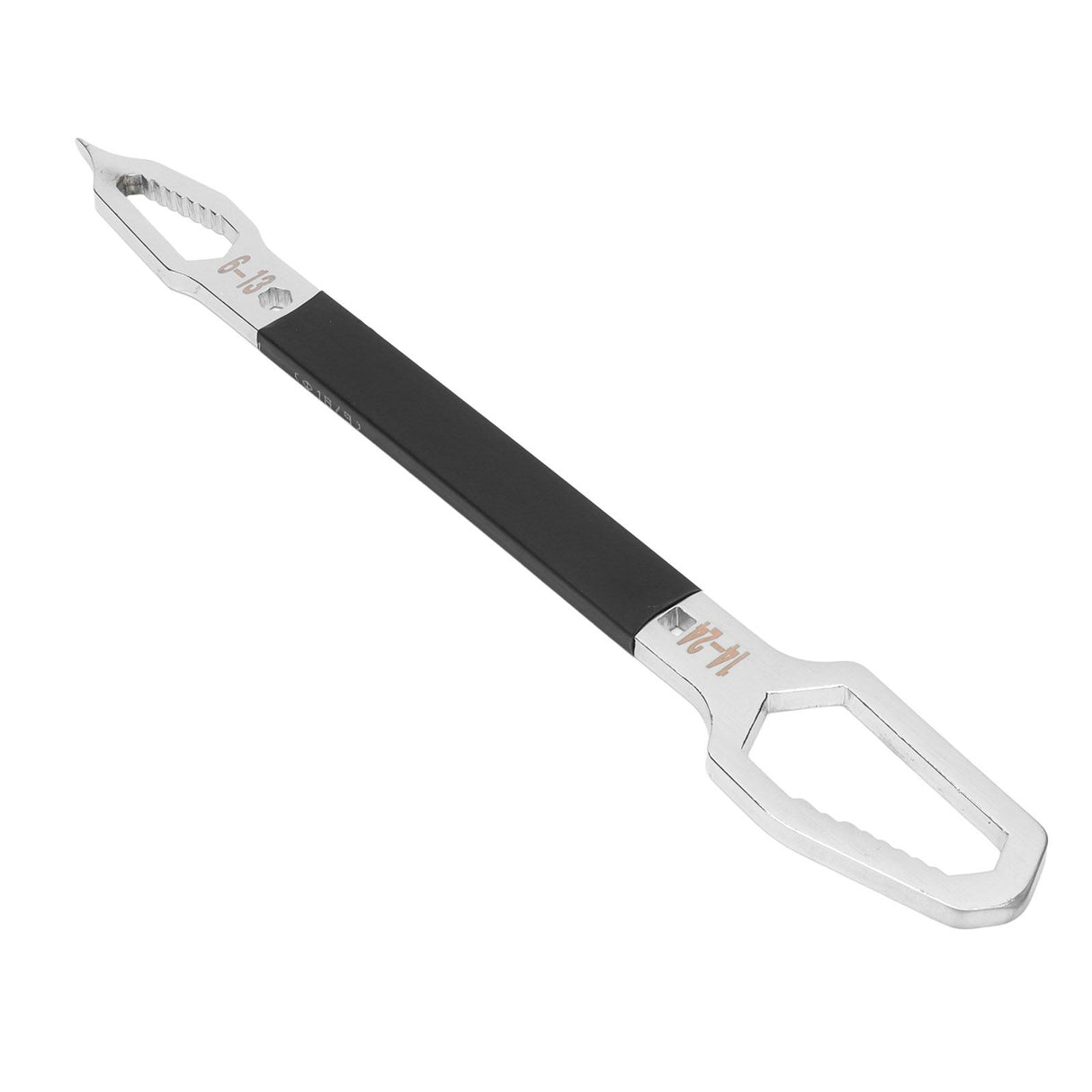 Shaped Wrench Double Ended Multifunctional Universal Unique Ultra Long Design Hardware Hand ToolBlack