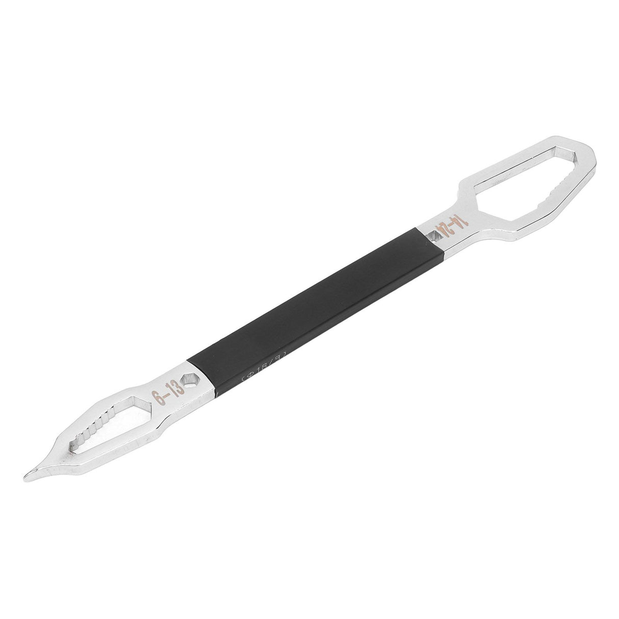 Shaped Wrench Double Ended Multifunctional Universal Unique Ultra Long Design Hardware Hand ToolBlack